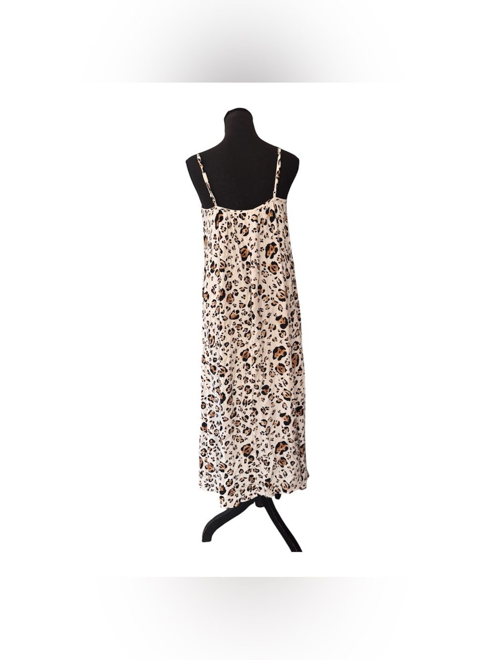 Corey Lynn Calter Anthropologie Arabella Leopard Midi Tank Dress,Size XS - Picture 5 of 11